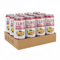 GENERICO - PACK X12 JUGO NATURAL + COLAGENO MARACUYA 473ML - I LIKE