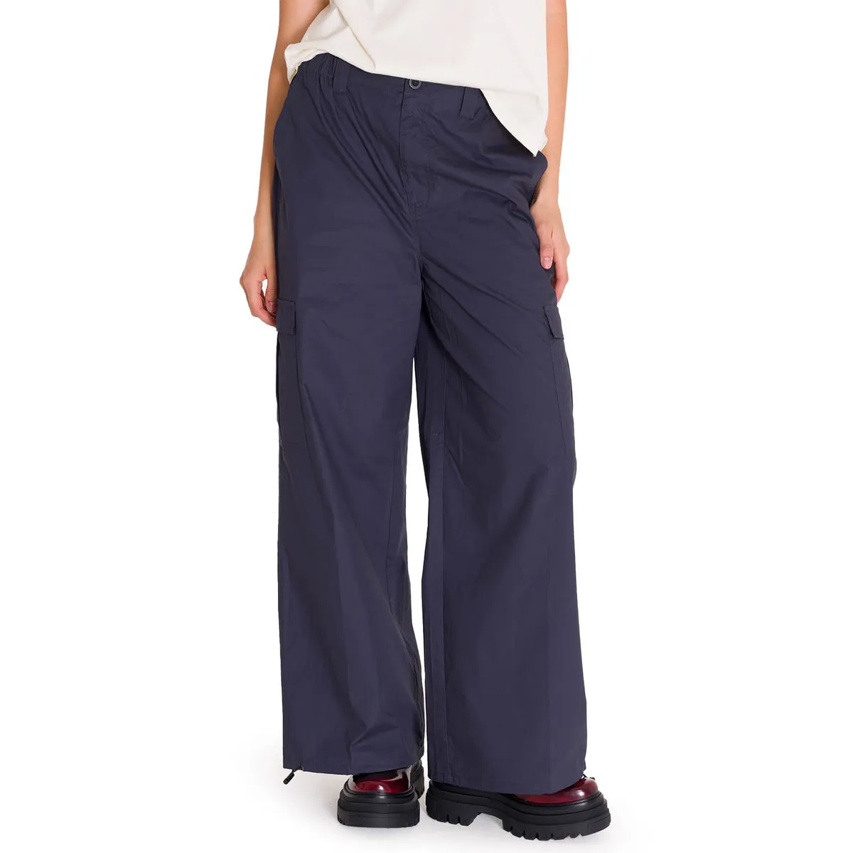 CAT - Pantalones Pull-On Cargo Parachute Mujer Azul CAT