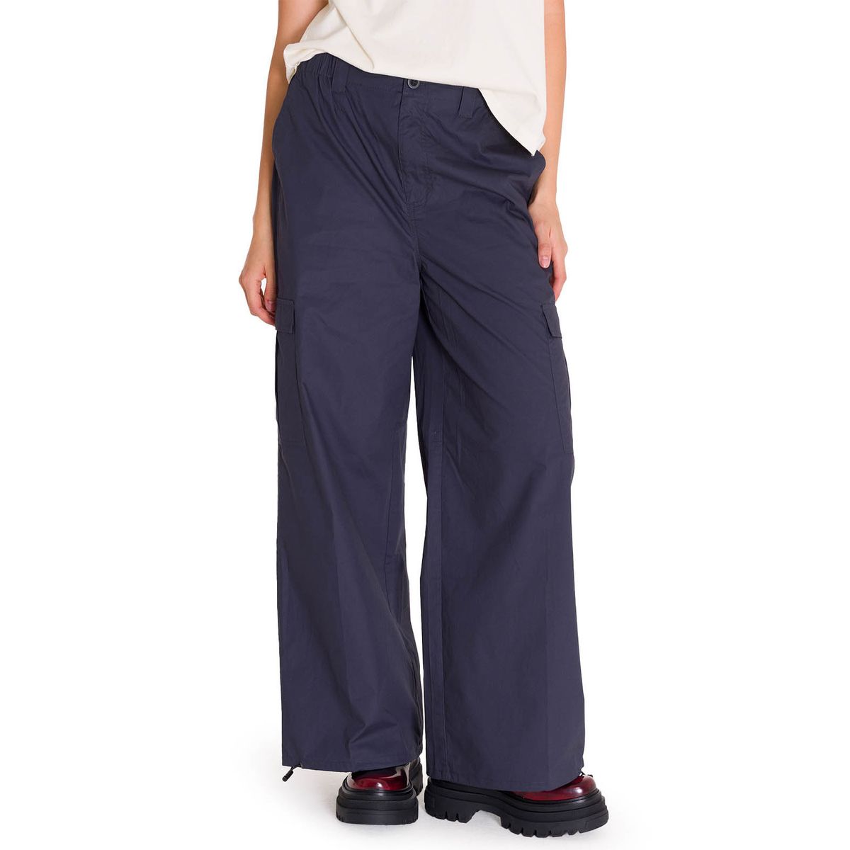 CAT - Pantalones Pull-On Cargo Parachute Mujer Azul CAT