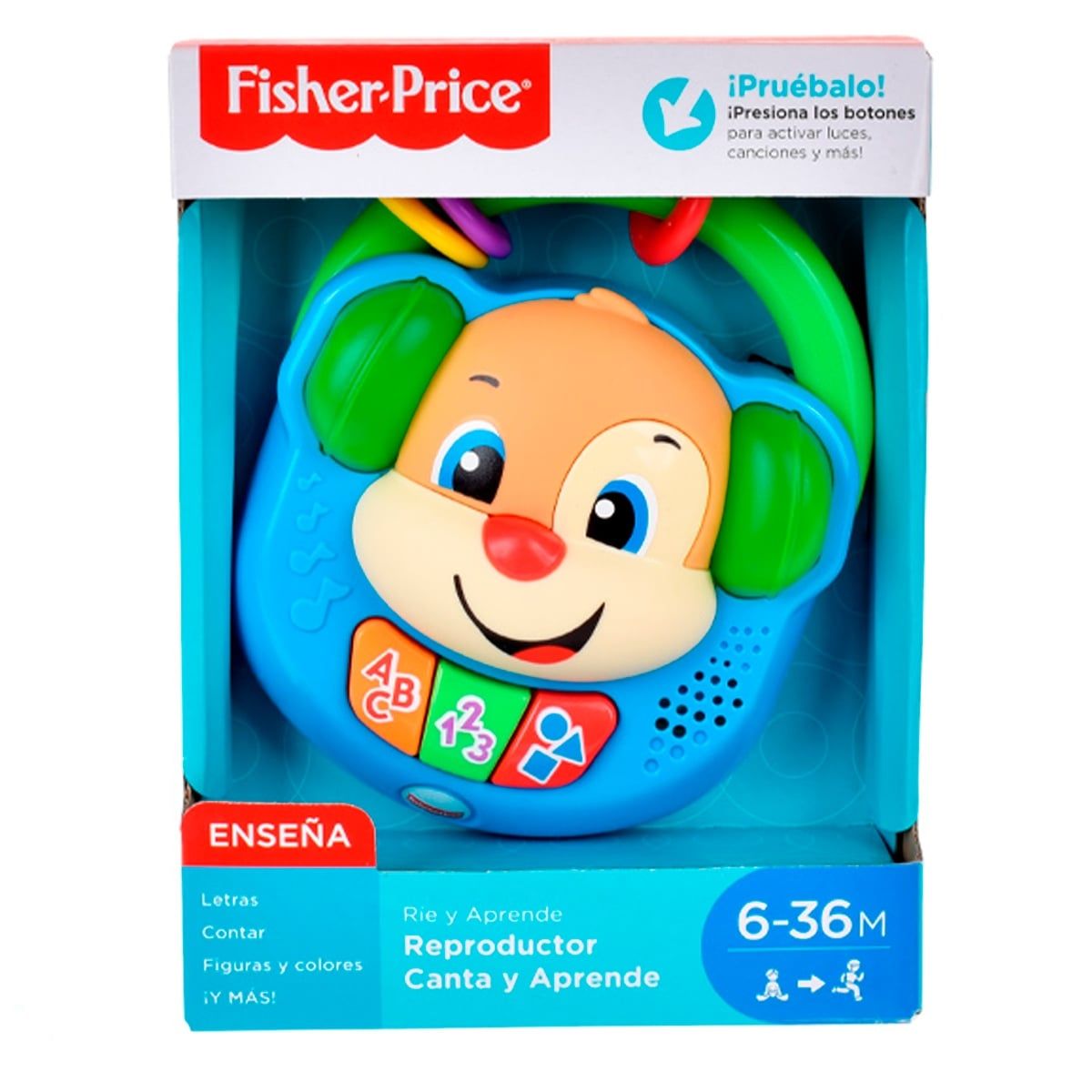 FISHER PRICE - Reproductor didáctico Fisher Price para bebé con luces y