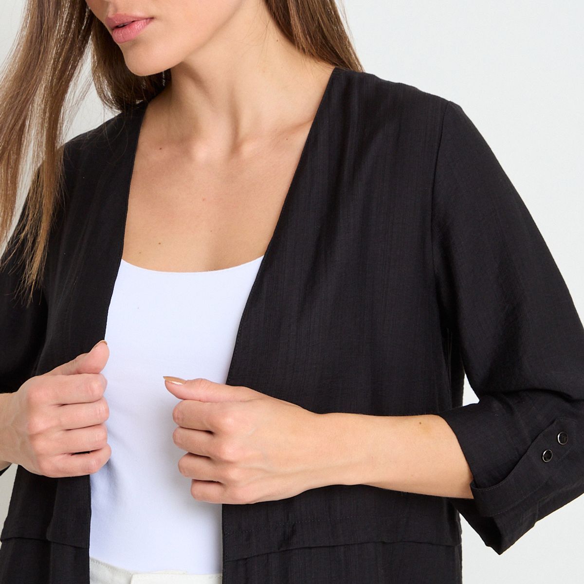 ASH - Tapado Liso Mujer Negro Ash