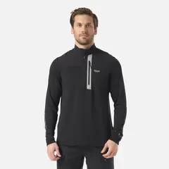 LIPPI - Polerón Hombre Karova Nano-F 1/4 Zip Negro