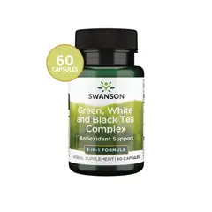SWANSON - SW1351 Green. White & Black Tea Complex 60 Caps
