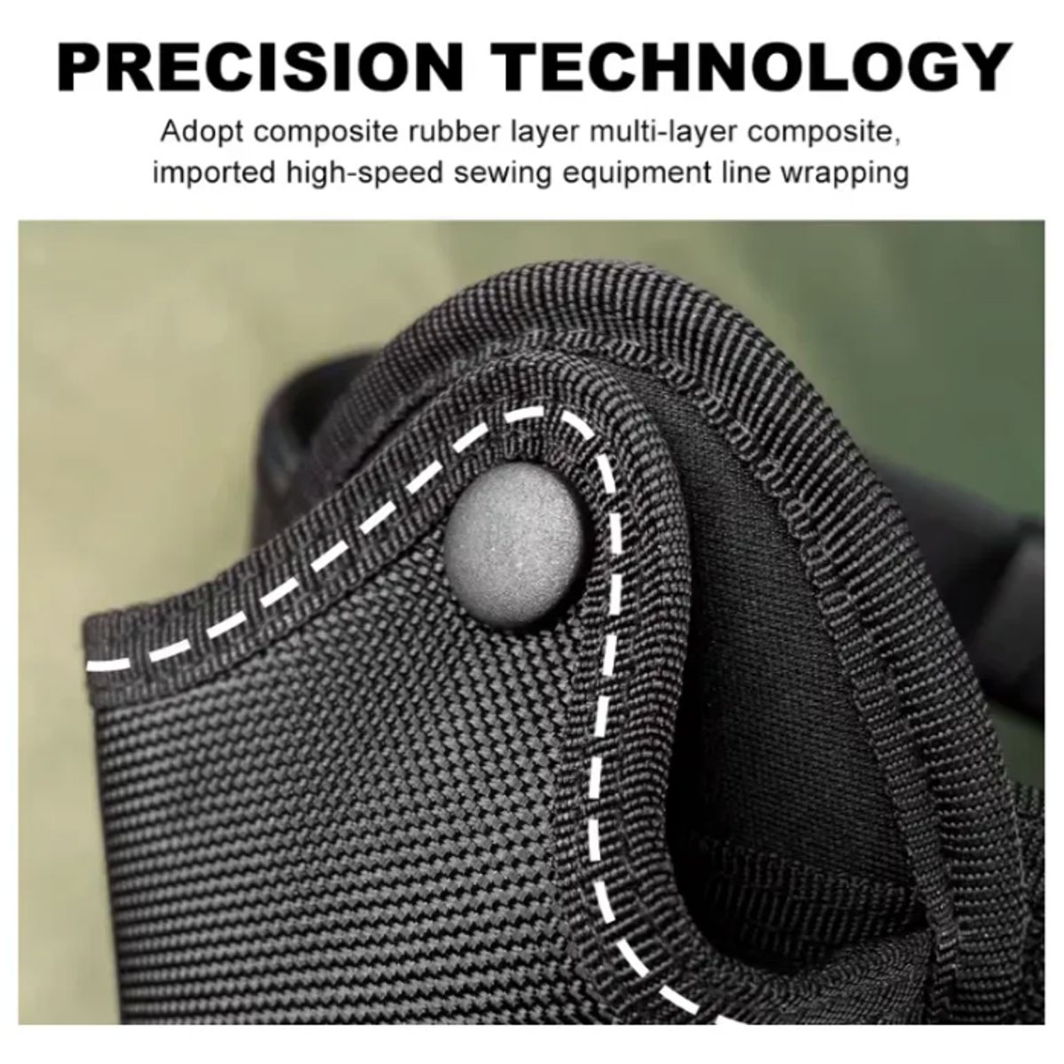 GENERICO - Funda Para Esposas Con Bolsillos Tácticos Y Cinturón Negro