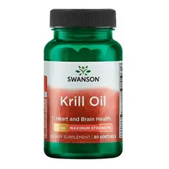 SWANSON - SWE065 Krill Oil - Maximum Strength 1 g 30 sgel