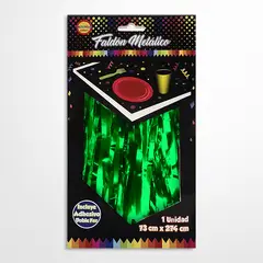 GENERICO - FALDON MESA METALICO 2.74 MT X 73 CM VERDE X1 UNI