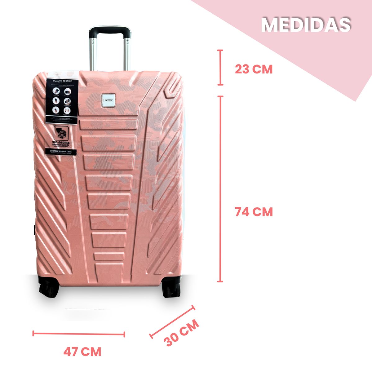 YEP S - Maleta 25kg Oficial 74 x 47 x 30 cm Yephome