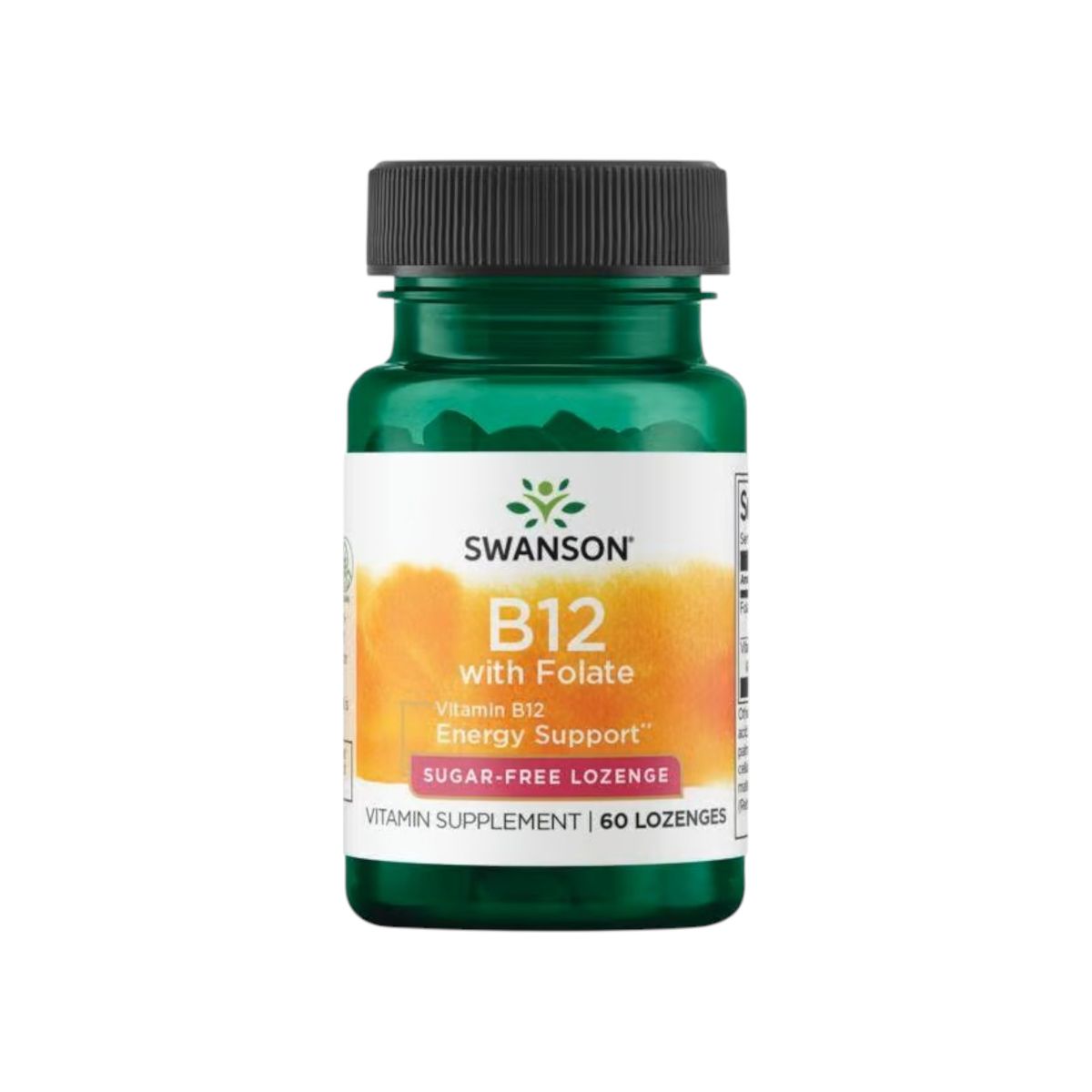 SWANSON - VITAMINA B12 CON FOLATO 60 COMPRIMIDOS - SWANSON