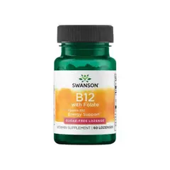 SWANSON - VITAMINA B12 CON FOLATO 60 COMPRIMIDOS -