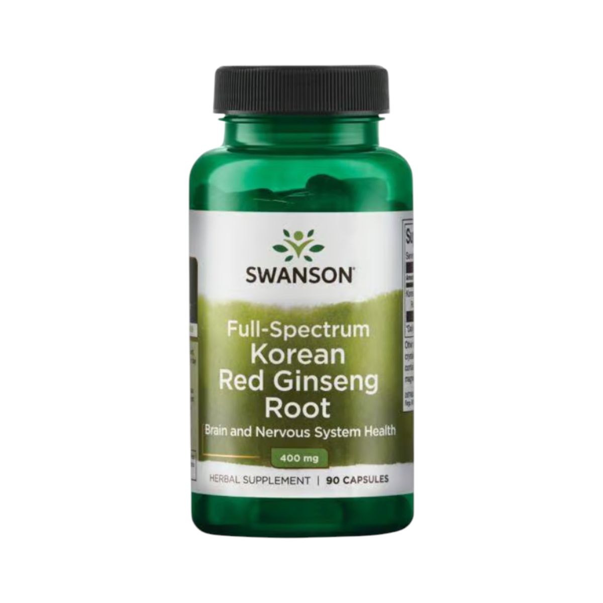 SWANSON - GINSENG COREANO ROJO 400MG 90 CAPSULAS - SWANSON