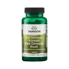 SWANSON - GINSENG COREANO ROJO 400MG 90 CAPSULAS -