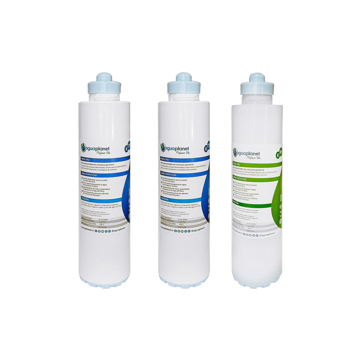 GENERICO - Pack Recambio Osmosis Inversa Twist-in