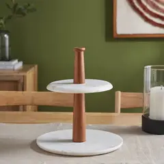 EGLO - Bandeja decorativa MAKILALA Blanco Natural 28x26