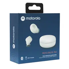 MOTOROLA - MOTOBUDS15 AUDIFONO MOTO BUDS 150 TRUE WIRELESS WHITE Open box