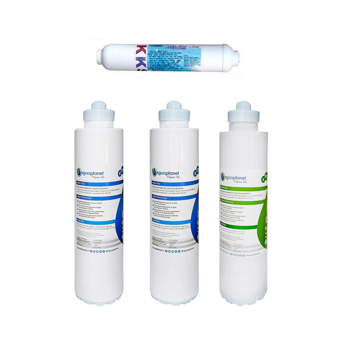 GENERICO - Pack Recambio Osmosis Inversa Twist-in 12 Meses