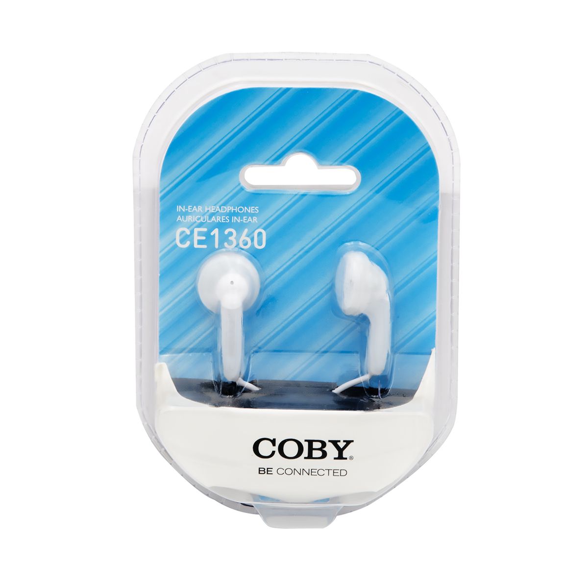 COBY - AUDIFONOS COBY BLANCOS CE1360WH