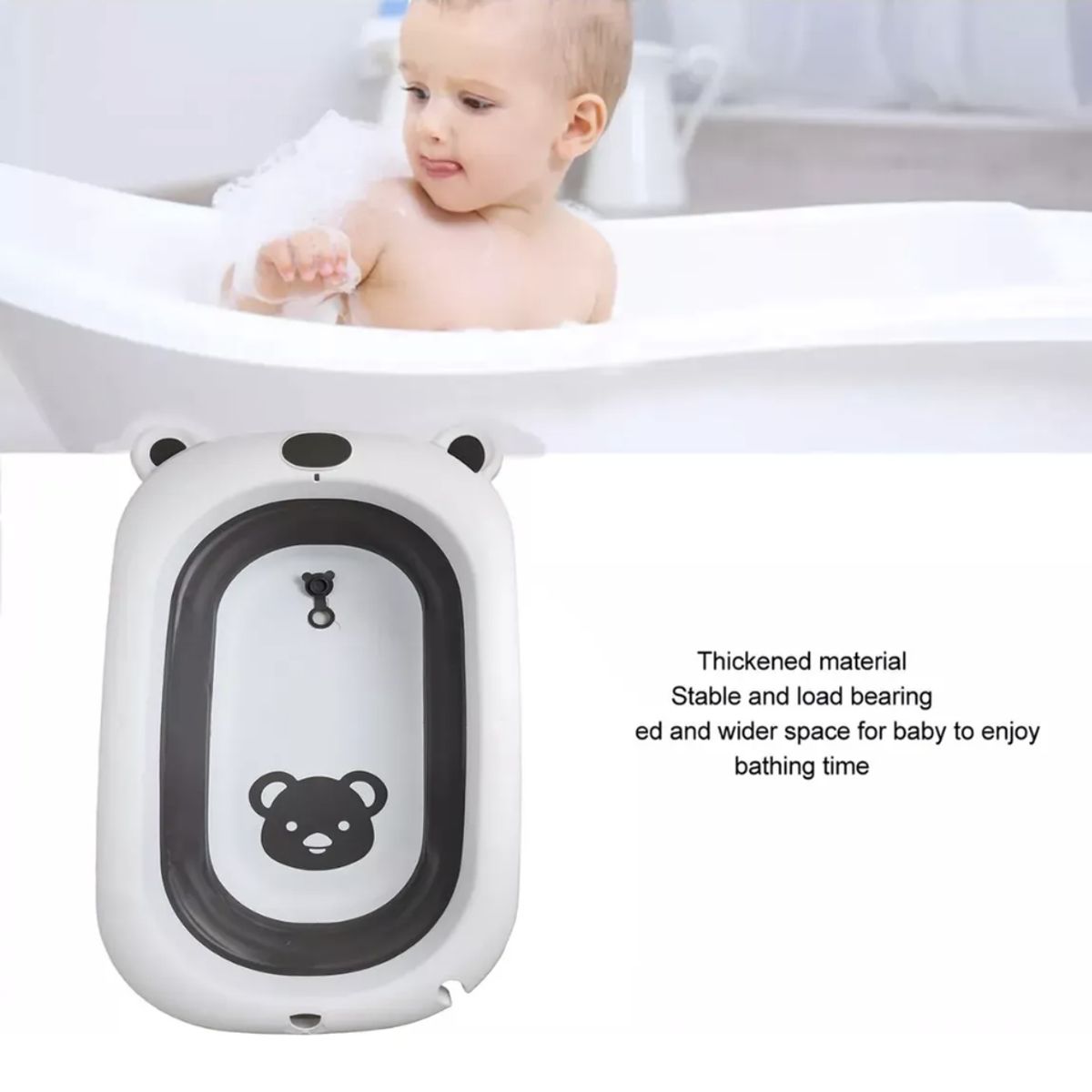 OKAY - Kit Bañera Para Bebés, Bañera Plegable De 5 Piezas