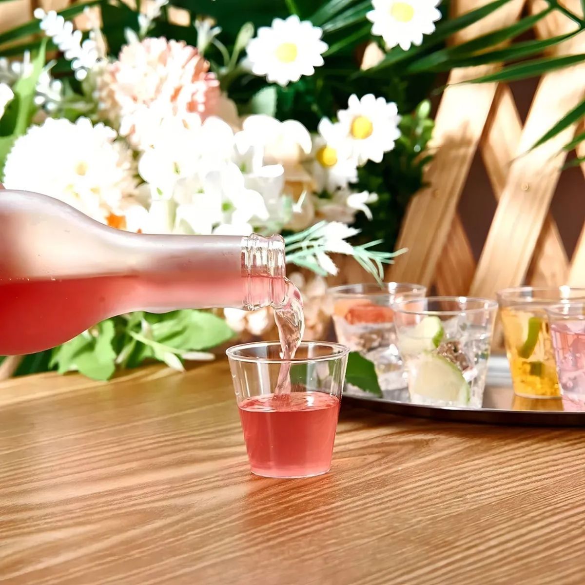 GENERICO - Set 100 Vasos Postres Pocillos 110mL Plastico Transparente