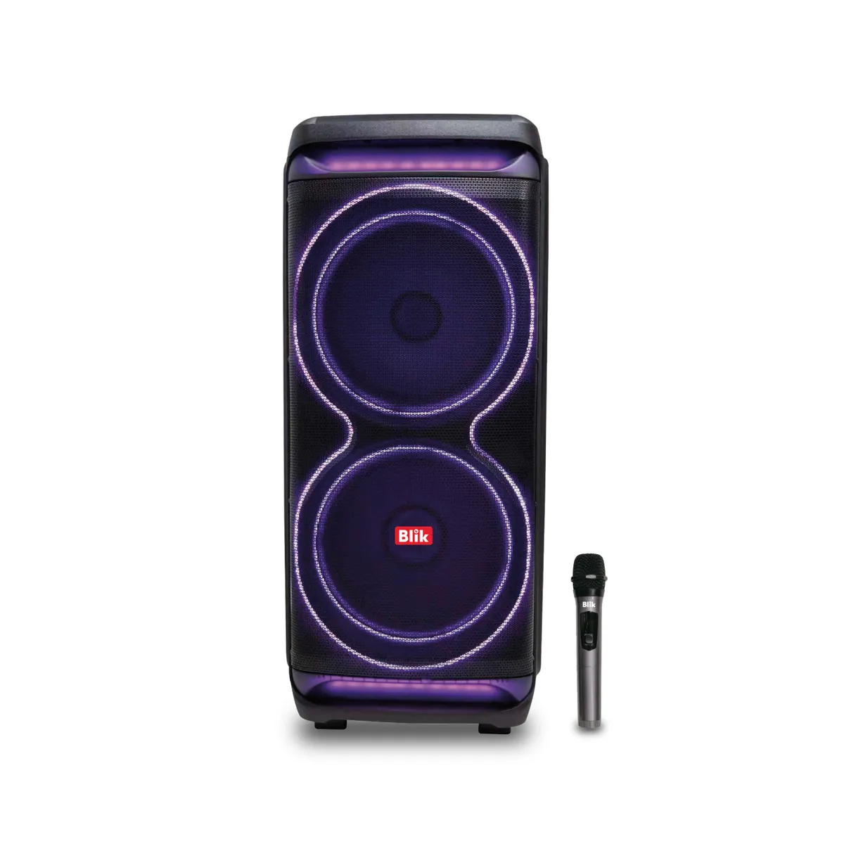 BLIK - Parlante Bluetooth Karaoke Con Micrófono Blik Ultrabass15