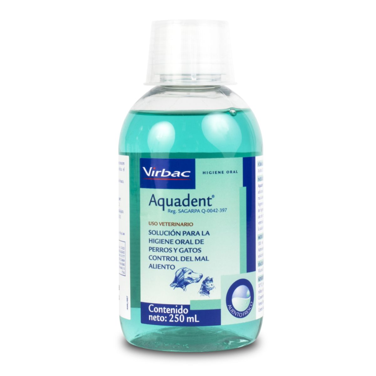 VIRBAC - Aquadent Virbac Cuidado Oral Perros y Gatos 250 ml