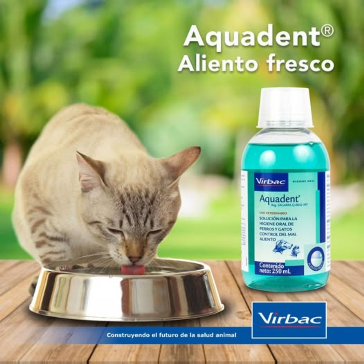 VIRBAC - Aquadent Virbac Cuidado Oral Perros y Gatos 250 ml