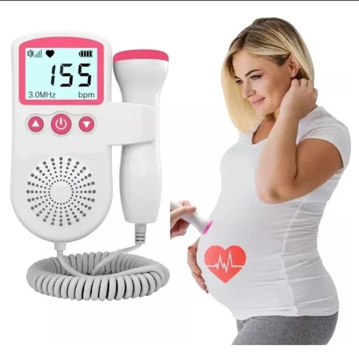 GENERICO - Monitor Fetal Doppler Latidos Fetales Shuangw