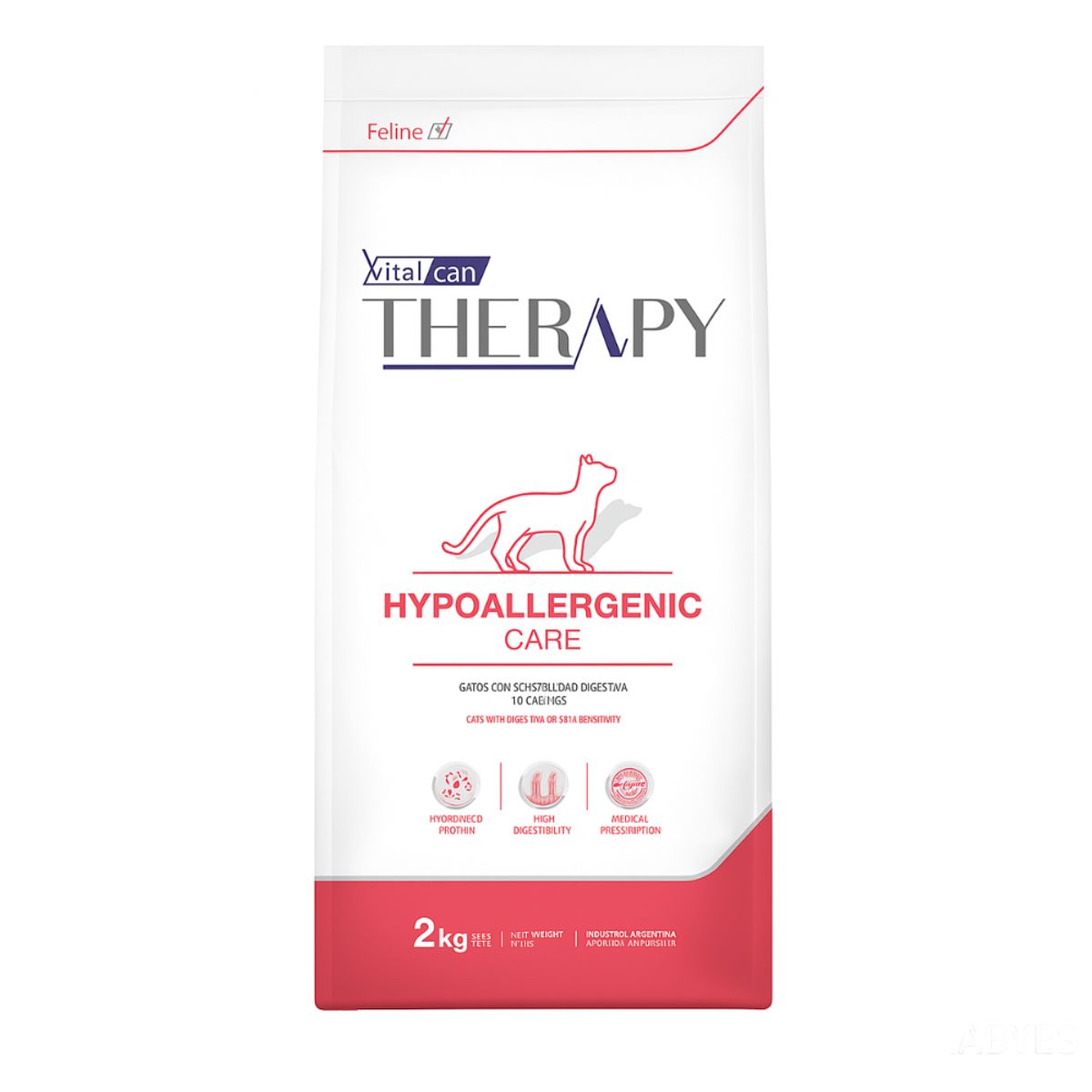 VITALCAN - Therapy Hypoallergenic Gato 2kg