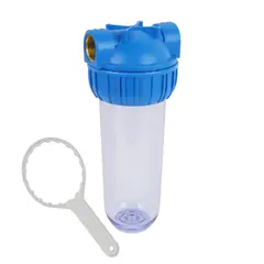 GENERICO - Carcasa porta filtro 25″ x 10″ transparente 1″ cHilo de Bronce