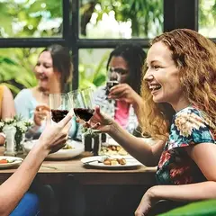 GENERICO - Set 50 Copas Vino Bebidas Acrilico 177mL Copas Transparente