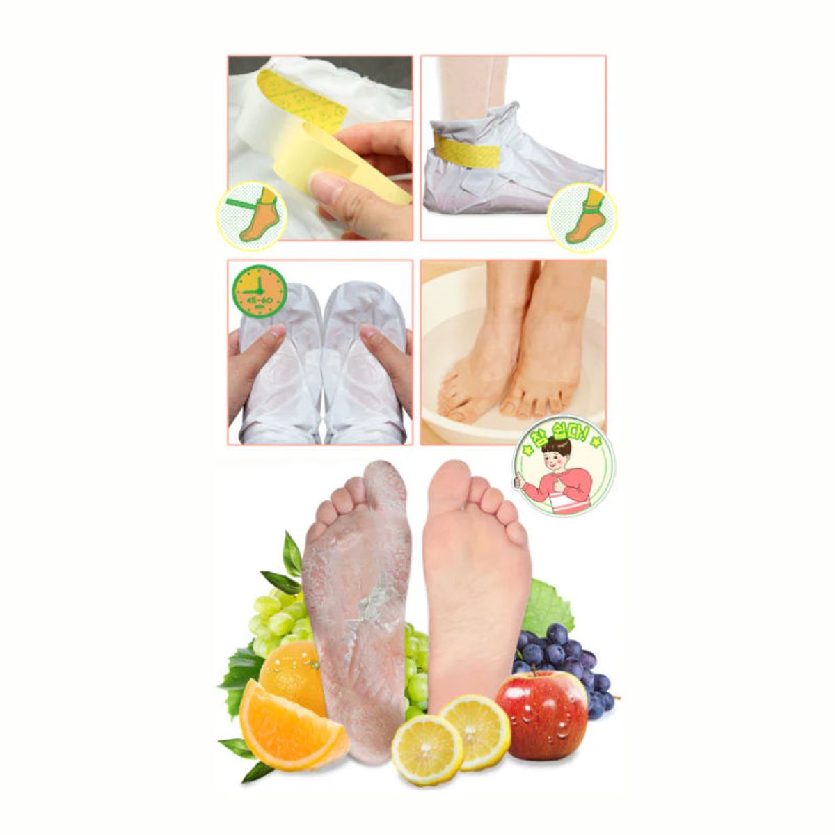 ELIZAVECCA - Pack Exfoliante y Suavizante para Pies