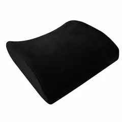 MAXCARE - Cojín Espalda Soporte Lumbar Comfort Negro