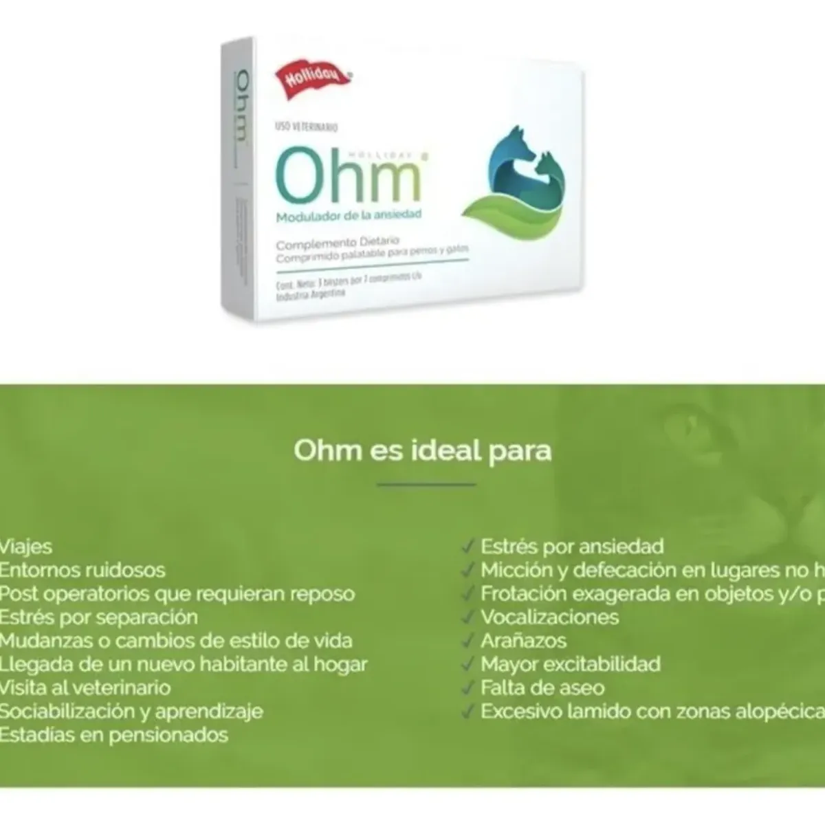 GENERICO - Ohm 21 Comprimidos suplemento VitamÍnico Para Perro Y Gato
