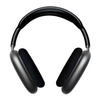 Audifonos Airpro Max Bluetooth Compatibles Iphone o Android Plateado Negro