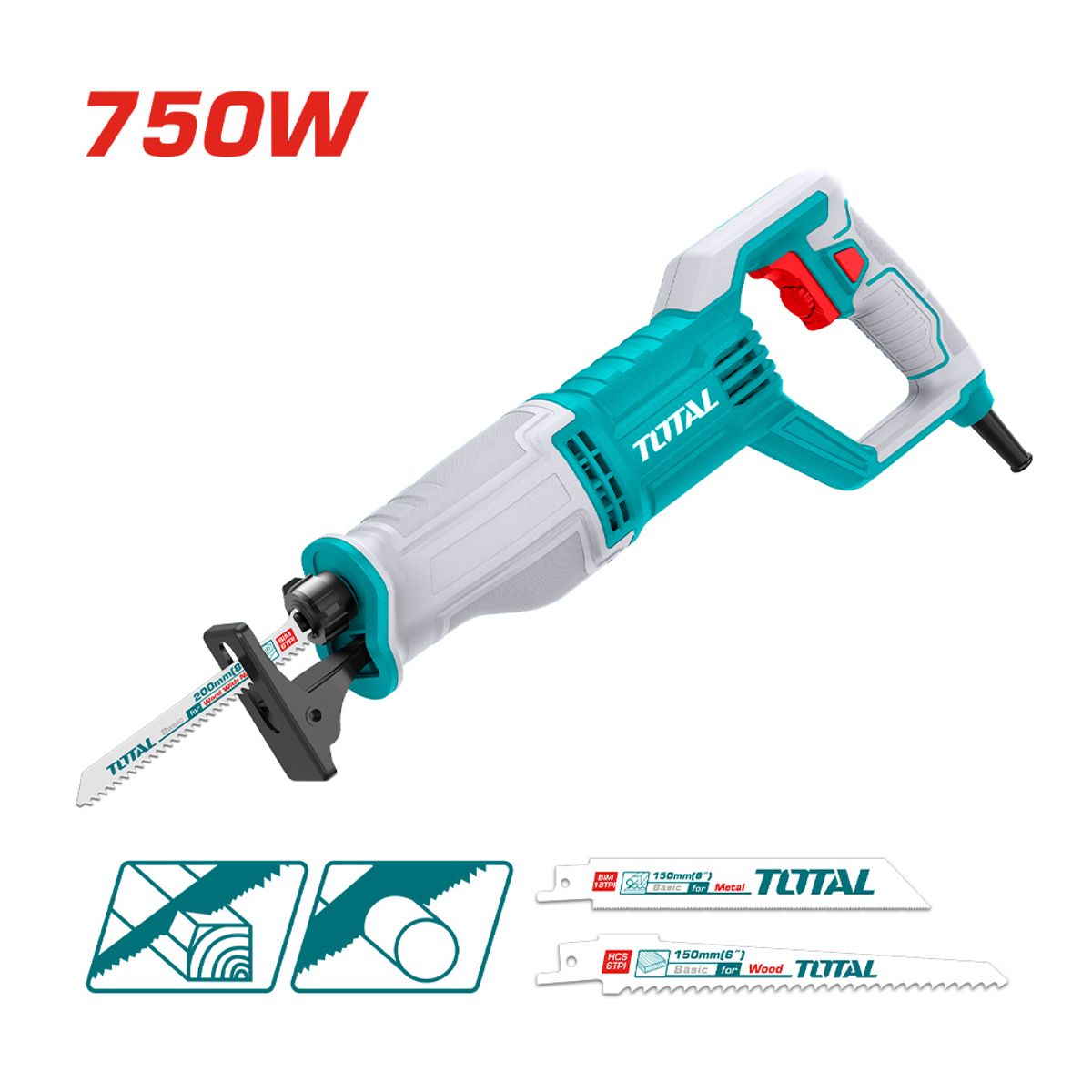 TOTAL TOOLS - Sierra Sable 750W Total