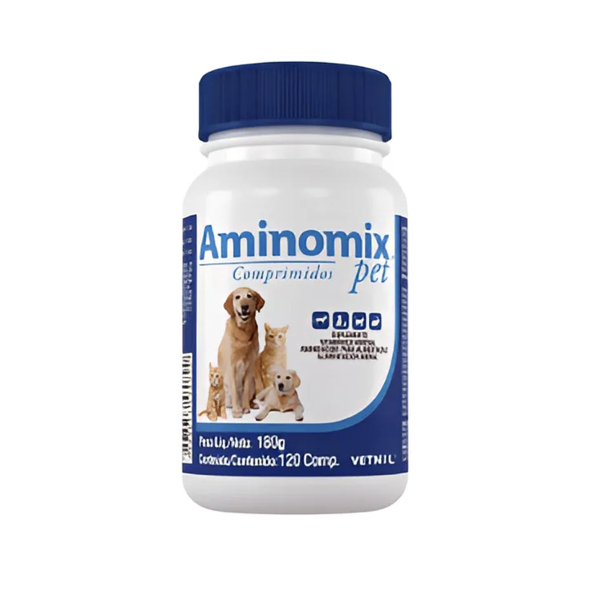 GENERICO - Aminomix Pet Complemento Vitamínico Para Mascotas X 120 Comprimidos