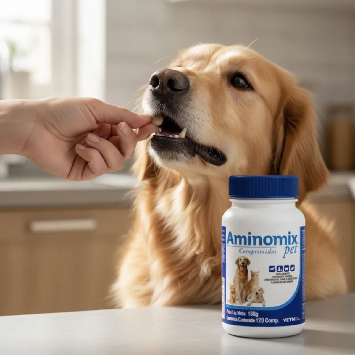 GENERICO - Aminomix Pet Complemento Vitamínico Para Mascotas X 120 Comprimidos