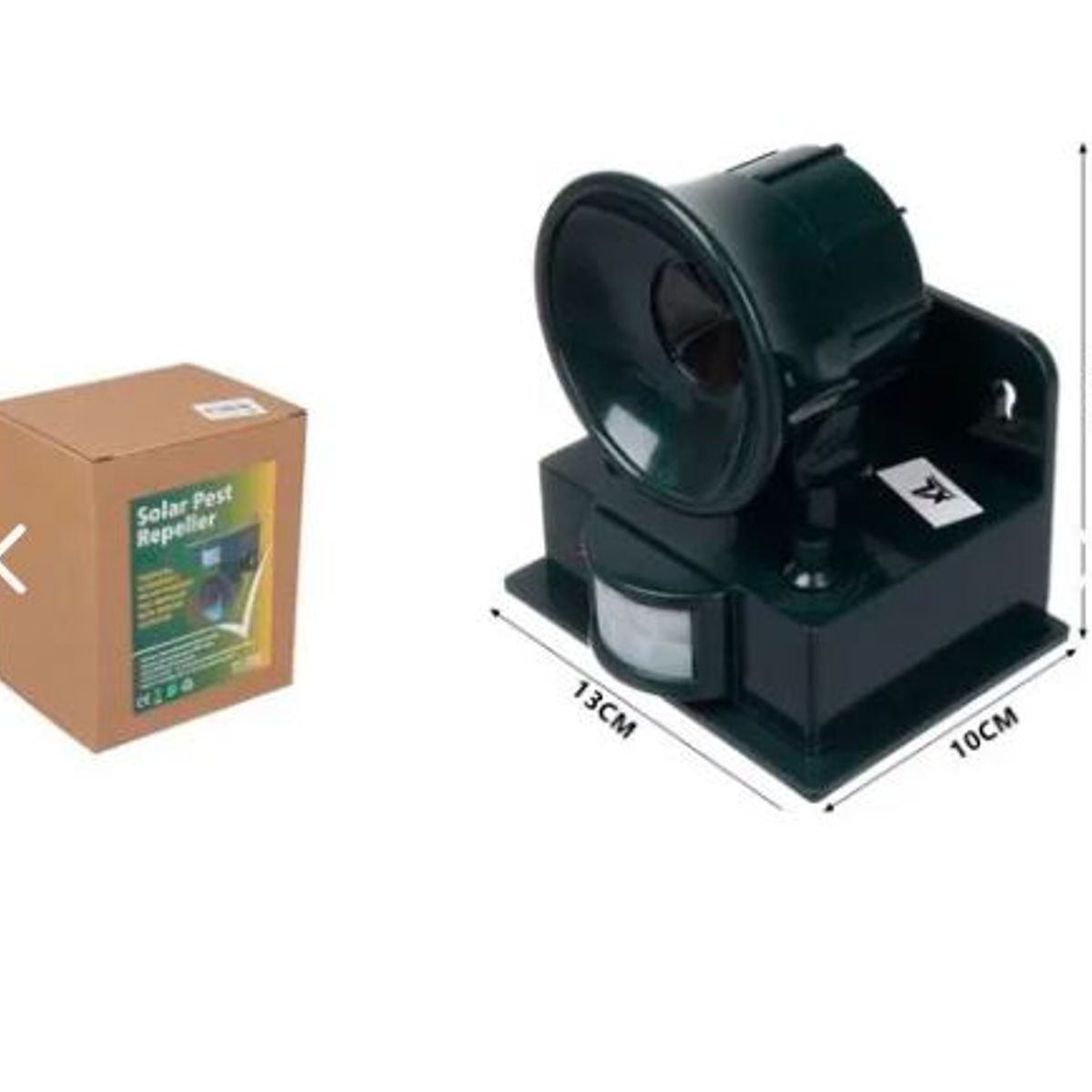 GENERICO - Repelente Solar Plagas Bocina Palomas Top Ventas