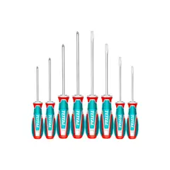 TOTAL TOOLS - Set 8 Destornilladores S2 Total