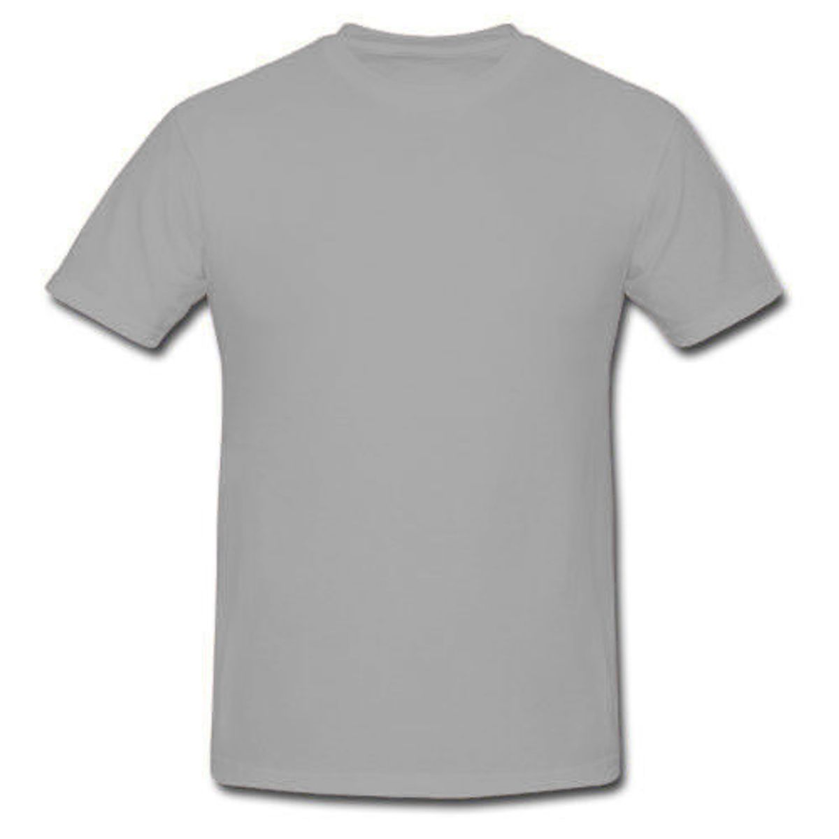 GENERICO - PACK POLERA ALGODON GRIS PARA ESTAMPAR 3 UNIDADES TALLA L UNISEX