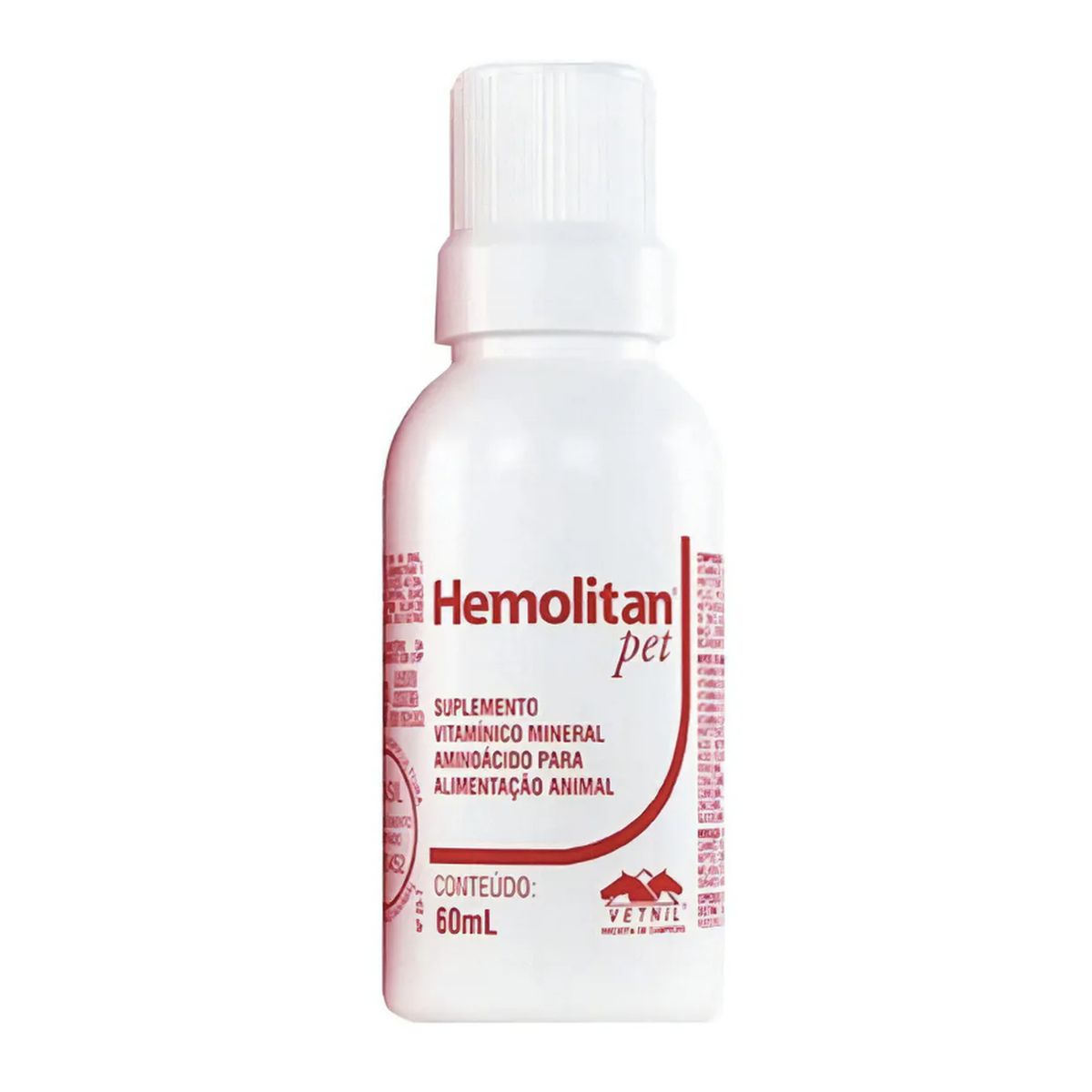 GENERICO - Hemolitan Pet 60ml Suplemento Para Perro Gato Y Aves