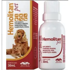 GENERICO - Hemolitan Pet Oral Multivitamínico Para Perros Y Gatos 30 Ml