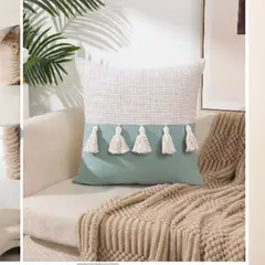 ANGELES DEL HOGAR - PACK DE 2 FUNDAS DE COJIN 45X45CM