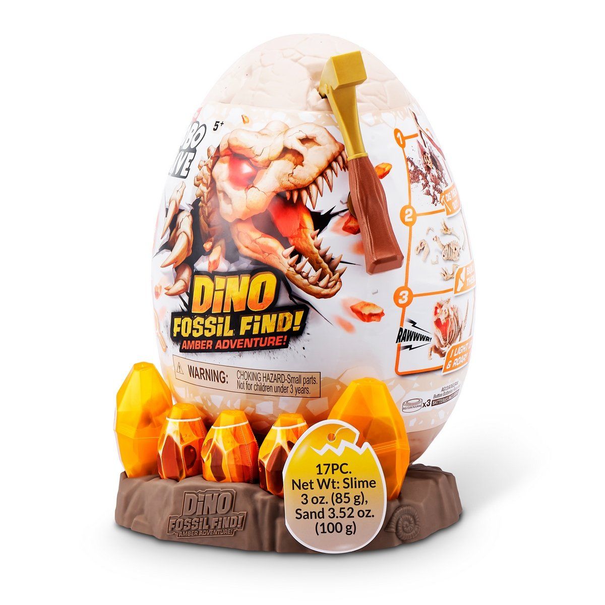 ROBO ALIVE - Huevo Robo Alive Con Fosil De Dinosaurio De Zuru