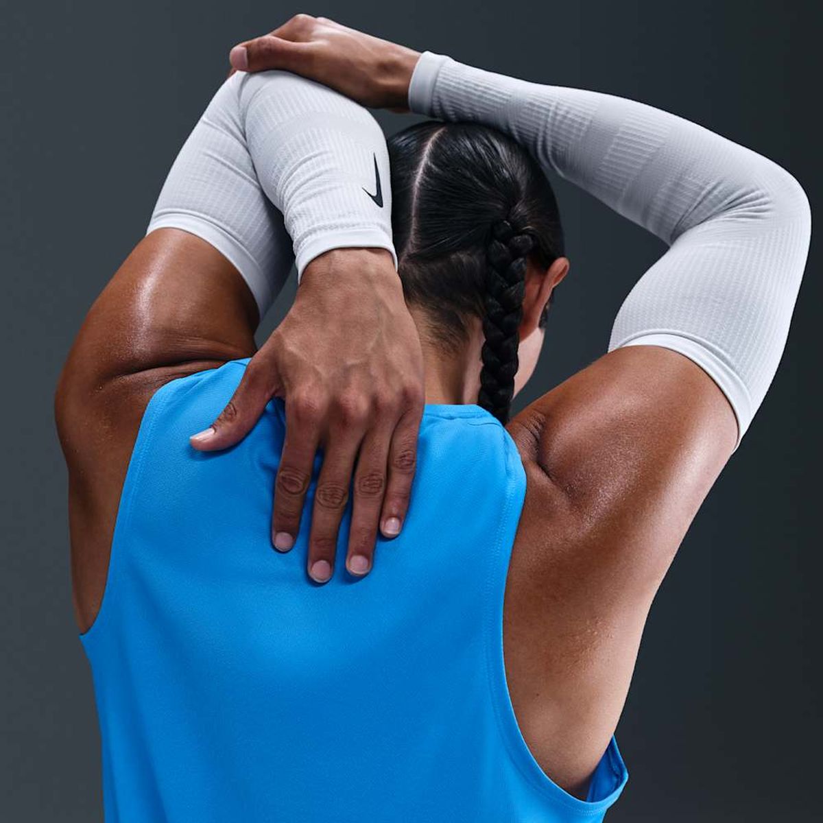 NIKE - Polerone Nike Miler Azul Hombre