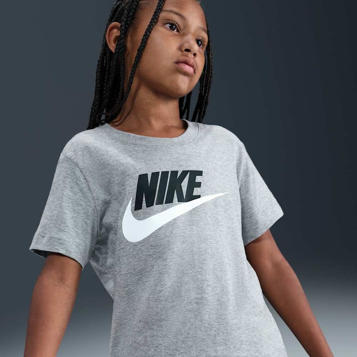 NIKE - Polera Nike Sportswear Negro Niños