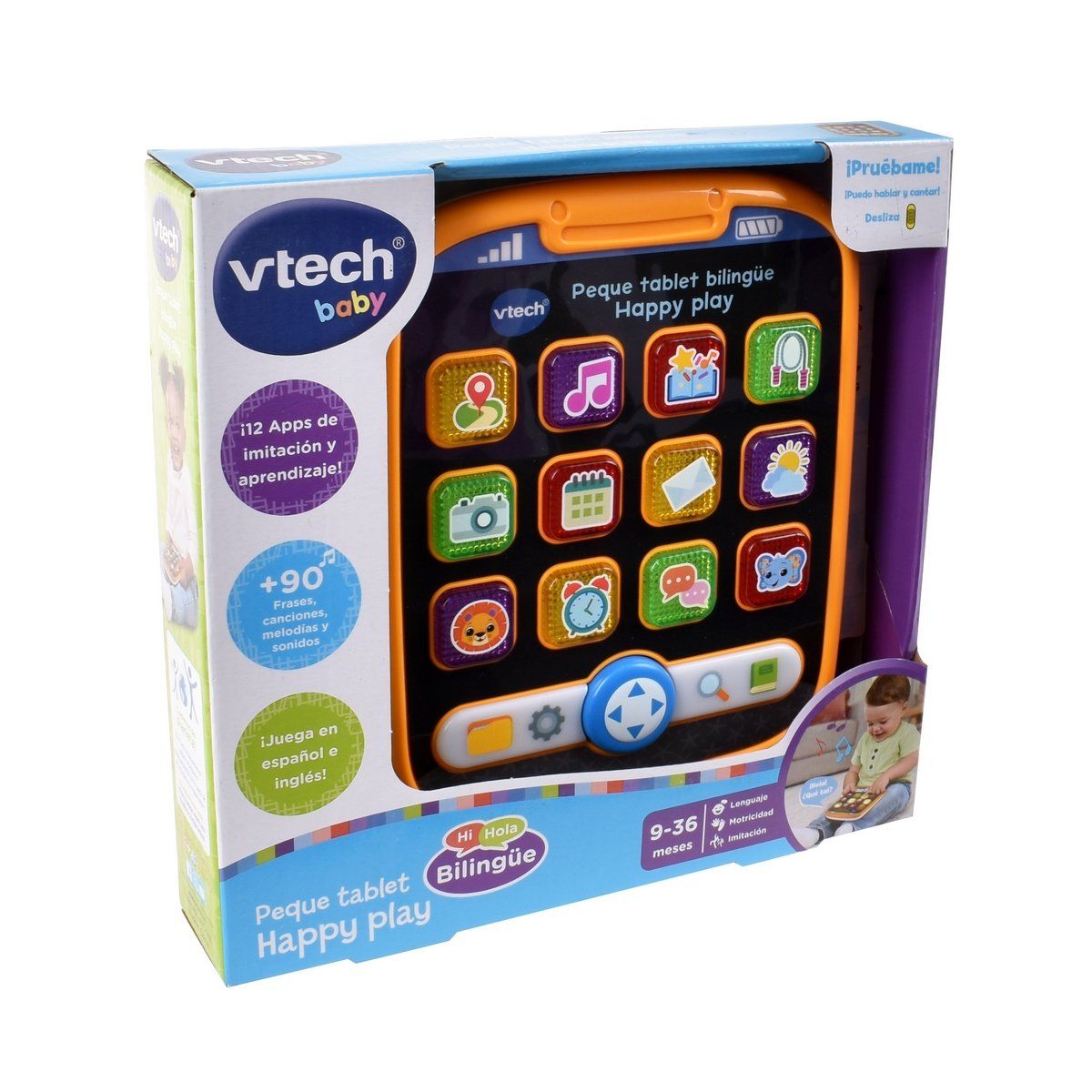 VTECH - Peque Tablet Bilingüe Happy Play Vtech