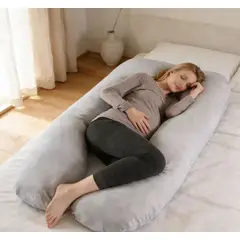 HOMER OUTDOOR - Almohada Maternidad Para Lactancia Comfort Gris Geométrico Maternal