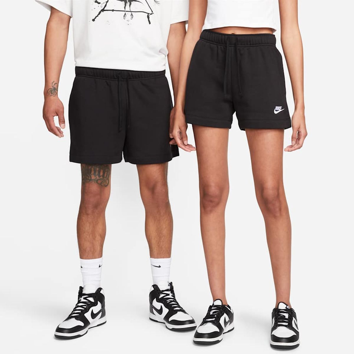 NIKE - Shorts Nike Sportswear Club Fleece Negro Mujer