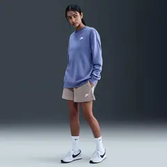 NIKE - Shorts Sportswear Club Fleece Marrón Mujer