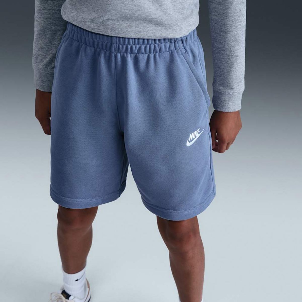 NIKE - Shorts Nike Sportswear Club Fleece Azul Niños